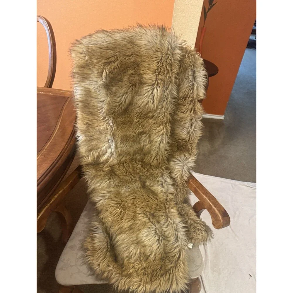 WILD MANNARED Throw  Blanket 58”X 58